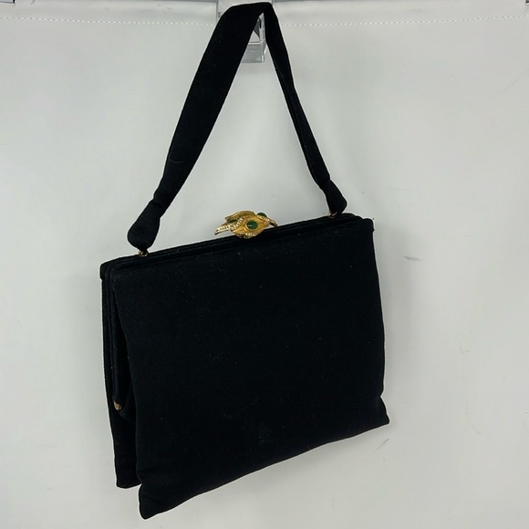Dofan of Paris Vintage Wool Snap Handbag - Picture 1 of 11